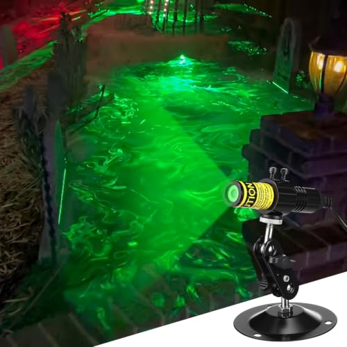 Aurelema Green Laser Halloween Module Generator with Timer - 1 Pack, Green