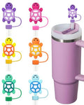 Turtle Silicone Straw Covers - 6 Pack for 30oz & 40oz Tumblers - Variation of THIS listing