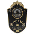 Halloween Doorbell with Spooky Sounds and Animated Eyeball - Black Variation