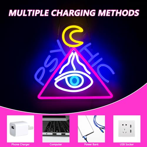 Evil Eyes Neon Sign for Wall Decor - Halloween, Bedroom, Studio & Room Lighting - Variation: Eyes