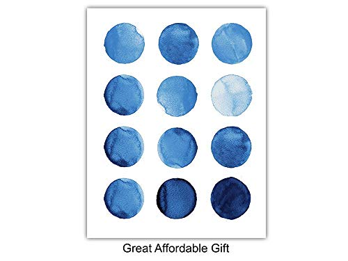 Mid Century Modern Wall Art Prints - Abstract Botanical Decor - 6 Pack
