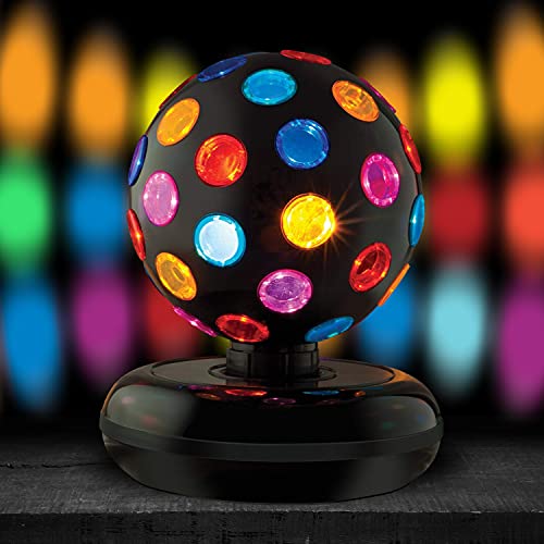 Mini Traffic Light Lamp with Blinking LED Lights for Parties and Decorations - 11 Inches Tall