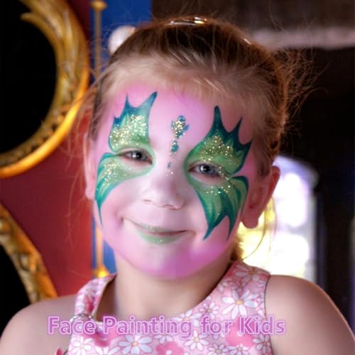 Pastel Purple Face Paint - Waterproof Cream for Halloween Cosplay & Special Effects - Includes Variation