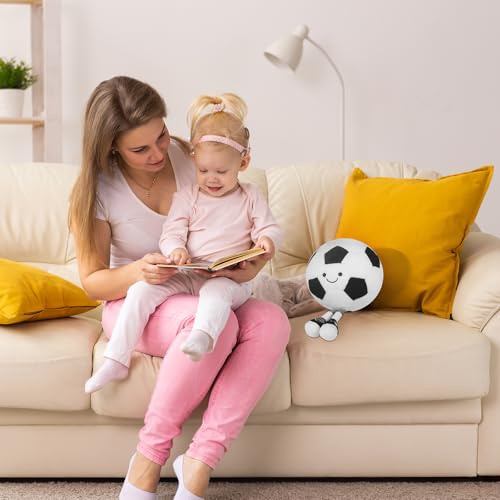 Soccer Plush Pillow - Soft Football Cushion for Kids & Decor