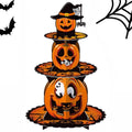 Halloween Cupcake Stand - 3 Tier Cardboard Pumpkin Dessert Display