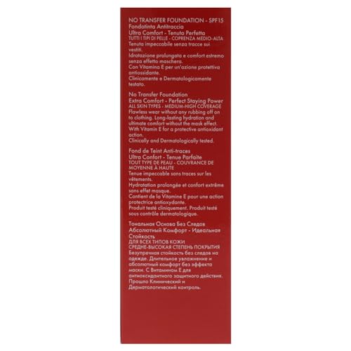 Pupa Milano No Transfer SPF 15 Foundation for Women, No. 02/Light Beige, 1.01 Ounce