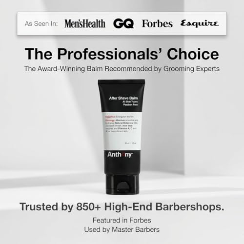Men's Cooling & Hydrating After Shave Balm with Vitamins Aloe Vera 3 fl oz