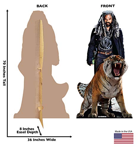Cardboard People Ezekiel & Shiva Life-Size Cutout - The Walking Dead, Reusable & Easy Assembly