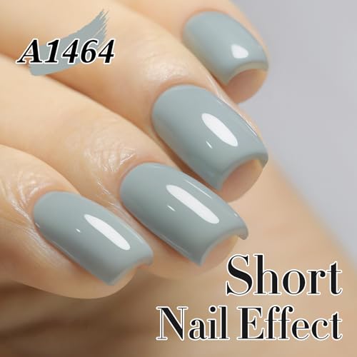 Double Rhythm Milky Gray 15ML Gel Polish - Same Color Soak Off Nail Art