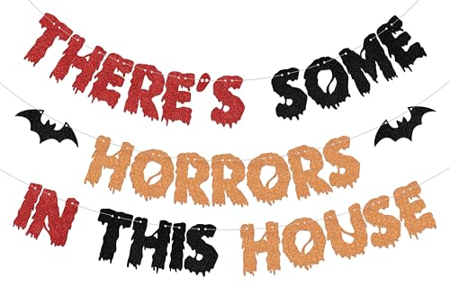 Halloween Horror Banner for Party Decorations - Spooky House Sign