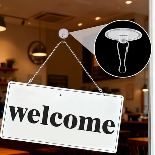 Clear Self-Adhesive Ceiling Hooks 100 Pack Damage-Free Hangings for Decorations