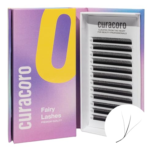 Curacoro 3D Fairy Lash Extensions - Volume False Eyelashes CC Curl 8-15mm