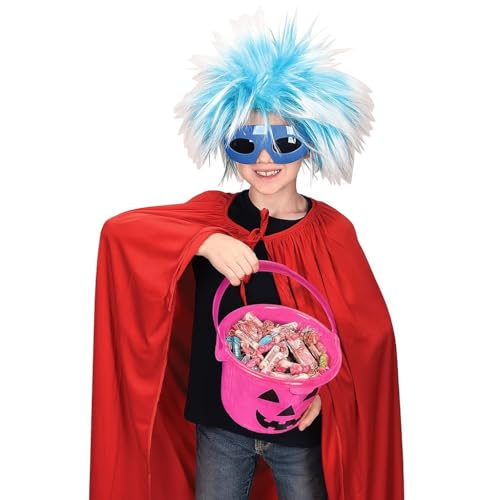 Pink Light Up Halloween Pumpkin Bucket - Candy & Trick-or-Treat Basket