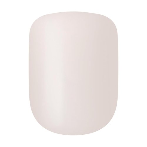 KISS imPRESS Press-On Nails - No Glue, Short Squoval Shape, Point Pink Color | 30 Nails & Accessories Included