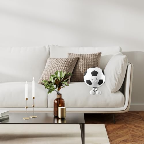 Soccer Plush Pillow - Soft Football Cushion for Kids & Decor