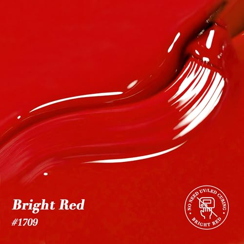Red Nail Polish 12ml Quick Dry Lacquer for Nail Art & Manicure