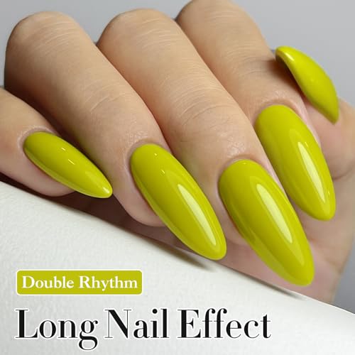 Gel Nail Polish 15ML - Same Color & Bottle - Olive Green - Double Rhythm