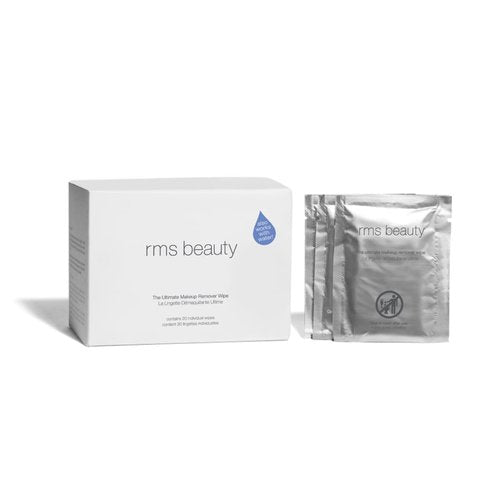RMS Beauty Makeup Remover Wipes - Gentle Hypoallergenic Cleansing Towelettes for All Skin Types | 30 Count Pack