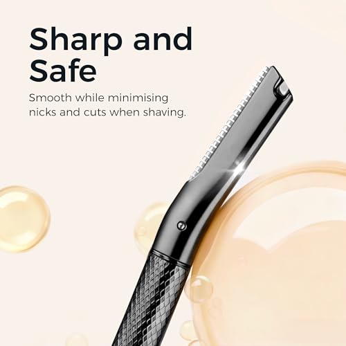 Eyebrow Razor for Women & Men - Precision Cover, Black