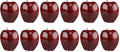 Artificial Red Apples Fake Fruit for Decoration, 3.3 x 2.9 Inches, Pack of 6 - Realistic Faux Kitchen & Party Decor Variation of THIS listing