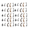 Artificial Pumpkin Stems for Crafts and Halloween Decor - 50 Pieces