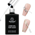 Beetles Liner Gel Top Coat for Nail Art - J-Clear-1 Precision Sealing