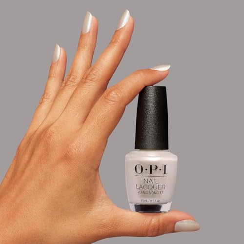 OPI Nail Lacquer - Classic Colors in Sheer Pastel White Shimmer - Hands In The Clouds