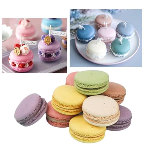 6-Cavity Macaroon Silicone Mold for Cake Decorating - Style A