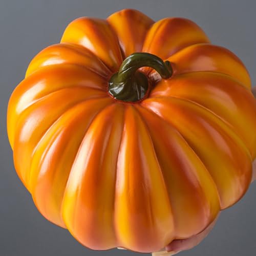 Halloween Resin Pumpkin Decoration 19x14x14cm - Indoor & Outdoor Fall Decor