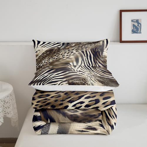 Full Size Leopard Comforter Set for Kids & Adults Multi 12 - Cozy Bedding