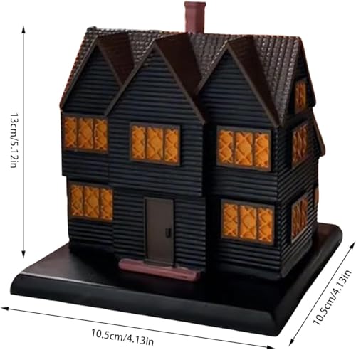 Halloween Witch House Incense Burner - Indoor Halloween Decor & Gift