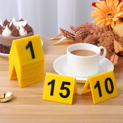 15-Piece Evidence Markers Set for Crime Scene, Table Numbers & Party Props