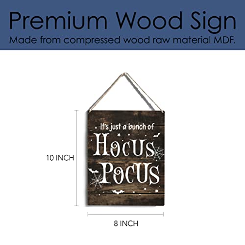 Halloween Hocus Pocus Wooden Sign - Yard & Wall Decor for Home & Cafe