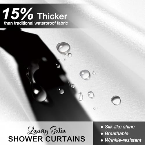 Horror Shadow Shower Curtain 72x72 - Scary Knife Silhouette Bathroom Decor - Variation of THIS listing