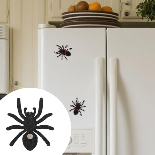 Wandering Spider 3D Refrigerator Magnet Set - Realistic Magnetic Spiders