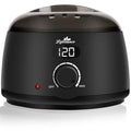 Lifestance Digital Wax Warmer Machine - 500ml/14oz, Single LCD, Black, Fast Heating