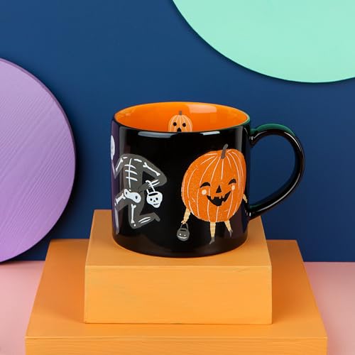 Jubilee Boo Crew Stoneware Mug in a Gift Box, 14 oz - Halloween Themed