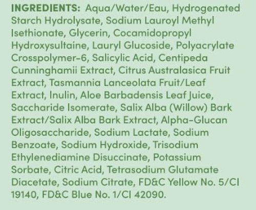 Sand & Sky Face Wash Acne Face Wash with Salicylic Acid - Oil Control Clearing Cleanser for Oily Skin, pH-Balanced Facial Cleanser with Prebiotics, Reduces Redness & Blemishes, Australian Skincare 4oz