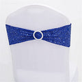 Blue 50 Pack Sequin Chair Sashes for Wedding & Event Decoration