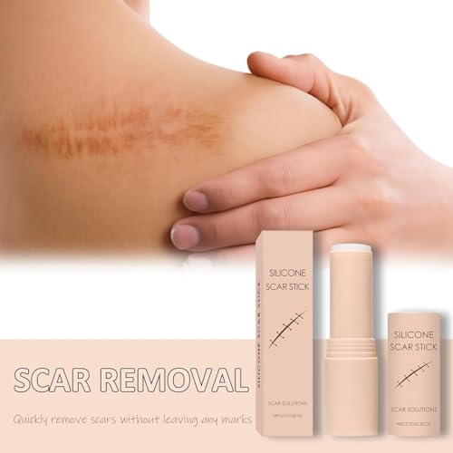 Silicone Scar Stick 2Pcs - Gentle, Lightweight & Easy to Apply for Face & Body