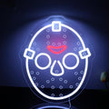 Horror Figure Neon Sign - Dimmable LED Wall Light with USB Power - S-jv Variation