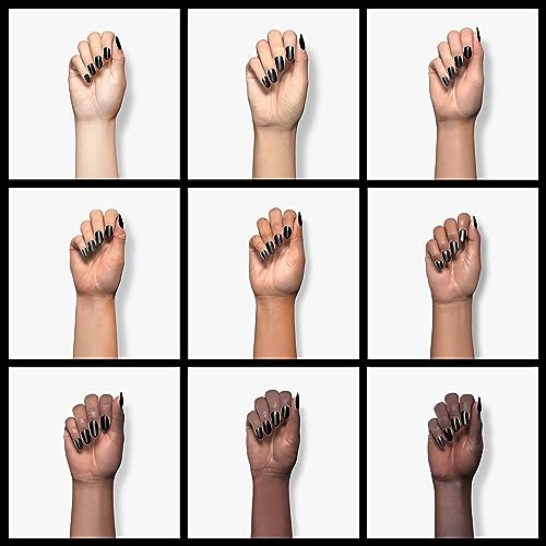 Black Gel Nail Polish 15ml - Soak Off UV LED Long-Lasting Manicure