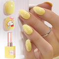 Neutral Light Milky Gel Nail Polish 15ML - Cream Yellow Variation
