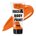 Orange Face Paint 70ml Water-Based Body Makeup for Halloween & SFX - Variation of THIS listing