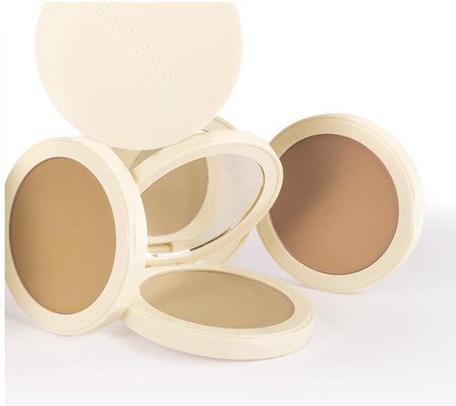 FARMASI Makeup BB All in One Powder, Lightweight, Long-Lasting Medium-Full Coverage with Flawless Finishing, Look More Natural and Smooth Than Ever, Cool Light