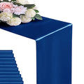 Royal Blue Satin Table Runner 12x108 Inches 24 Pack for Weddings & Events
