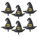 Halloween Witch Hat Foil Balloons - 6 Pack Jumbo Party Decorations