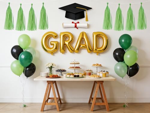 Colorful Tissue Paper Tassel Garland - Light Green 25 Pcs Party Decor