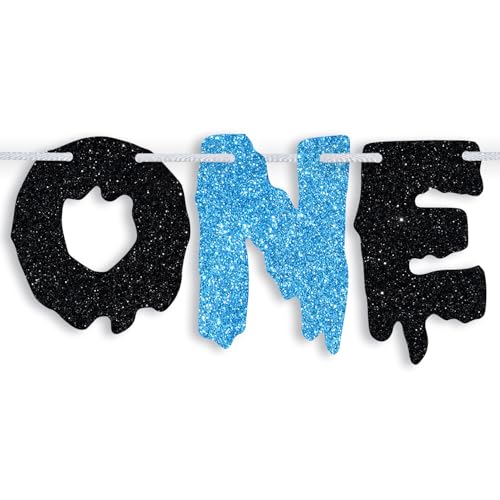 Half Year Birthday Banner Halloween Ghost Baby Shower Decorations for Boys
