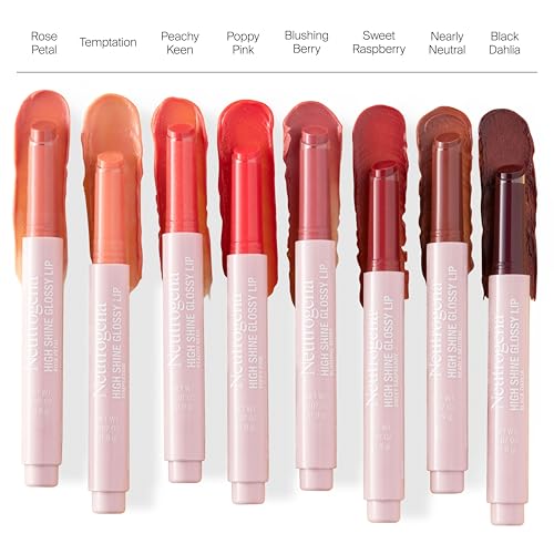 Neutrogena High Shine Glossy Lip in Black Dahlia 0.07 oz - Nourishing Lip Gloss & Balm